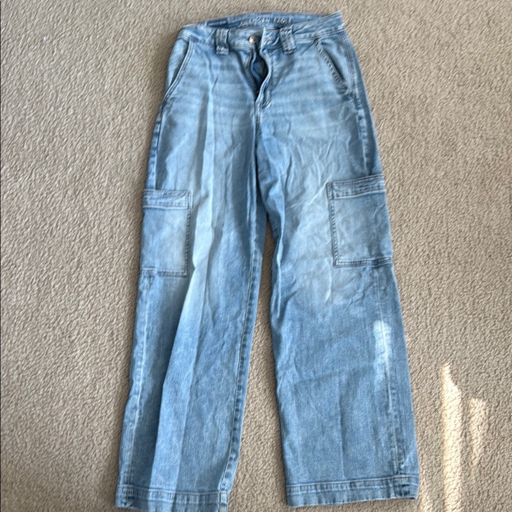 American Eagle Outfitters Super High-Rise Baggy Jeans